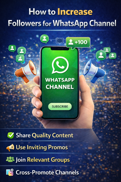 How to Increase Followers for WhatsApp Channel